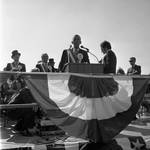 Silvollela makes a speech at the 1971 Columbus Day Parade by Ace (Armando) Alagna, 1925-2000