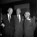 Dwight D. Eisenhower, unidentified GOP member and Mark Anton by Ace (Armando) Alagna, 1925-2000