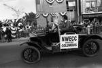 NWECC salutes Columbus car for the 1974 Columbus Day Parade by Ace (Armando) Alagna, 1925-2000
