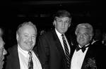 Donald Trump and men during Italian Sports Hall of Fame at the Sheraton Meadowlands by Ace (Armando) Alagna, 1925-2000