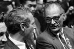 Paul Newman talking with Arthur Miller by Ace (Armando) Alagna, 1925-2000