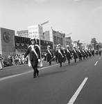 Marching in the 1968 Belleville Columbus Day Parade by Ace (Armando) Alagna, 1925-2000