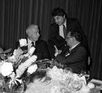 Joe Di Maggio, Ace Alagna talking to a fan by Ace (Armando) Alagna, 1925-2000