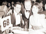 Phil Brito and group seated at table 68 during Meadowbrook event by Ace (Armando) Alagna, 1925-2000