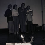 Phil Brito on stage with group of fans by Ace (Armando) Alagna, 1925-2000