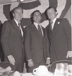 Brendan Byrne, Ralph C. DeRose, and Senator Ted Kennedy by Ace (Armando) Alagna, 1925-2000