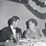 Senator Ted Kennedy speaks with Elizabeth ï¿½Bettyï¿½ Murphy Hughes by Ace (Armando) Alagna, 1925-2000