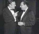 Gene Kelly laughs with Ace Alagna by Ace (Armando) Alagna, 1925-2000