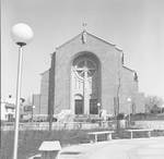 Facade of St. Francis Xavier, Newark, NJ by Ace (Armando) Alagna, 1925-2000