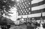 George H. Bush speaks at a political rally by Ace (Armando) Alagna, 1925-2000