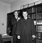 Judge Caruso receives his robes by Ace (Armando) Alagna, 1925-2000