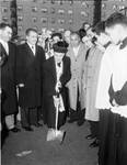 Ground breaking of community center at St. Lucy's Church, Newark, NJ by Ace (Armando) Alagna, 1925-2000