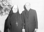 Bishop Boland & Sister Gleste, St. Lucy's Church, Newark, NJ by Ace (Armando) Alagna, 1925-2000