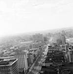 Aerial view of main street, Newark, NJ by Ace (Armando) Alagna, 1925-2000
