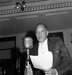 NJ Assemblyman S. Howard Woodson addressing House by Ace (Armando) Alagna, 1925-2000