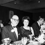 Attorney General Arthur Sills with wife at dinner event by Ace (Armando) Alagna, 1925-2000