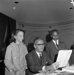 NJ State Senator John L. White and two children by Ace (Armando) Alagna, 1925-2000