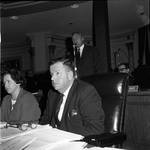NJ State Senator J. Edward Cabriel in the Senate chamber by Ace (Armando) Alagna, 1925-2000