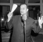 NJ State Senator William V. Musto speaks on the Senate floor by Ace (Armando) Alagna, 1925-2000