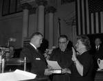 Swearing in of NJ State Assembly Speaker Marion West Higgins by Ace (Armando) Alagna, 1925-2000