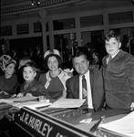 NJ State Assembly member James S. Cafiero and family in the Assembly chamber by Ace (Armando) Alagna, 1925-2000