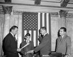 NJ State Senator Milton Woolfenden swearing in ceremony by Ace (Armando) Alagna, 1925-2000