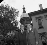 NJ Assemblyman Carl Orechio and an unidentified man by Ace (Armando) Alagna, 1925-2000