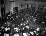 NJ Governor Richard Hughes addresses the NJ Legislature by Ace (Armando) Alagna, 1925-2000