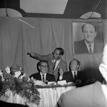 NJ Governor Richard Hughes and Hubert H. Humphrey at a political event by Ace (Armando) Alagna, 1925-2000