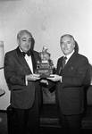 Peter W. Rodino presents the Italian Tribune News Judiciary Award to Hon. William Camarata by Ace (Armando) Alagna, 1925-2000