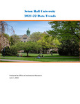 Data Trends 2021-2022 by Office of Institutional Research, Seton Hall University