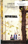 Graduate Catalogue 1994-1995 by Seton Hall University