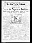 La Voce Coloniale, November 2, 1918