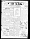 La Voce Coloniale, December 14,  1918