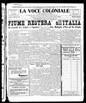 La Voce Coloniale, September 27, 1919
