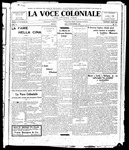 La Voce Coloniale, November 27, 1920