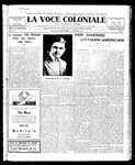 La Voce Coloniale, January 22, 1921