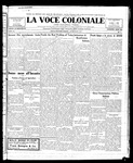 La Voce Coloniale, January 29, 1921