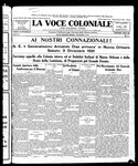 La Voce Coloniale, November 19, 1921