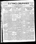 La Voce Coloniale, January 14, 1922