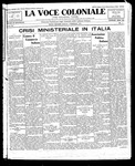 La Voce Coloniale, February 4, 1922