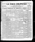 La Voce Coloniale, February 11, 1922