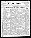 La Voce Coloniale, March 4, 1922