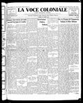 La Voce Coloniale, August 26, 1922