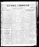 La Voce Coloniale, October 6, 1923