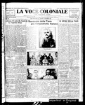 La Voce Coloniale, October 27, 1923