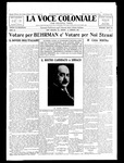 La Voce Coloniale, January 31, 1925