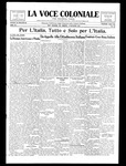 La Voce Coloniale, December 12, 1925