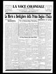 La Voce Coloniale, January 9, 1926