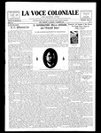 La Voce Coloniale, January 22, 1927